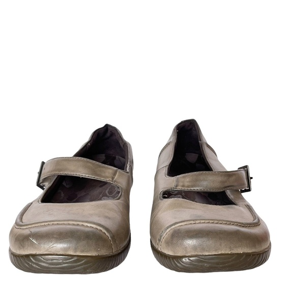 ORTHAHEEL Mary Jane Shoes Sandals Women’s Size 7 ELISA Taupe Leather - Picture 2 of 6